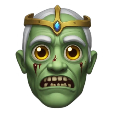 Zombie priest from world of warcraft sticker