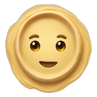 Hummus on the plate sticker