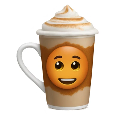 Pumpkin spice latte sticker