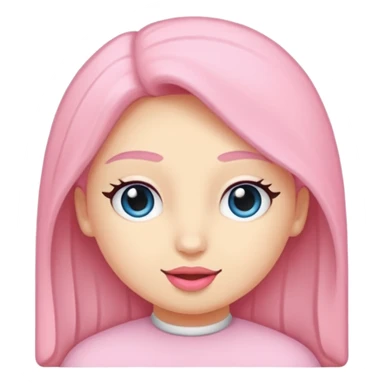 Soft pembe tarzında pembe pastel renginde ifadeler sticker