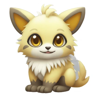 Cute cool fantasy animal hybrid Fakemon full body sticker