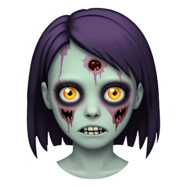emo grunge y2k zombie sticker