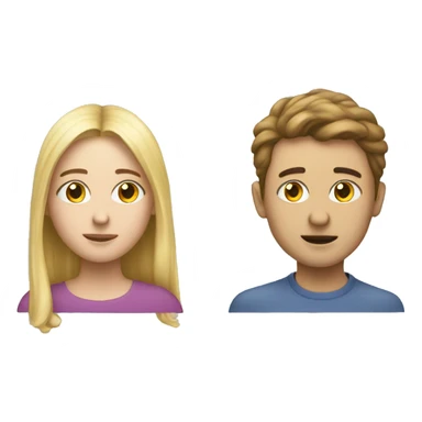 Telepathic connection between 2 people  sticker