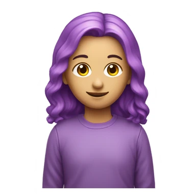 Planeta de color morado pastel  sticker