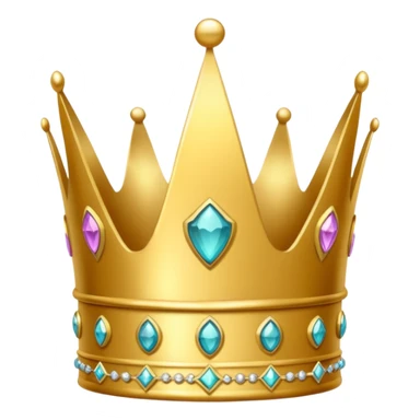 Y2K crown  with the words spoiled  sticker