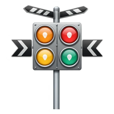 mac os icon rotation retro street signal arrows rotating inversion sticker
