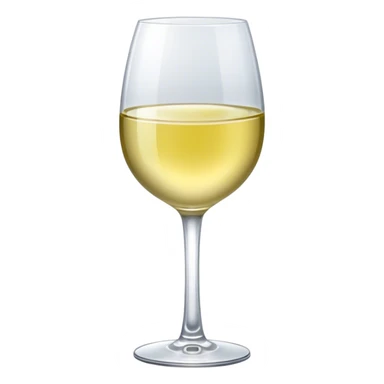 Glass of white wine sticker