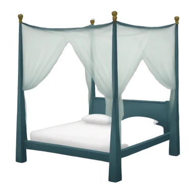 Canopy bed sticker