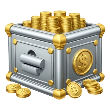 
METAL  bank ON MONEY sticker