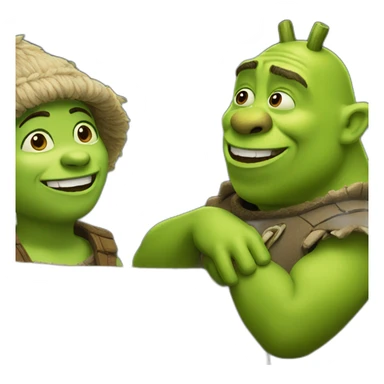 crocks with shreck sticker