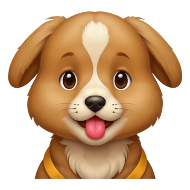 Pup blowing lip kisses sticker