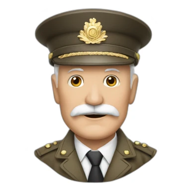 janusz korwin mikke with a hat sticker