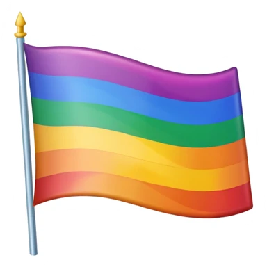 Gay flag sticker