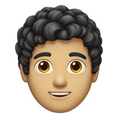 brazilian-white-guy-black-hair sticker