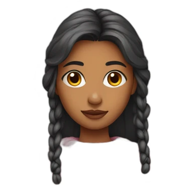 indian girl wearing sweater sticker