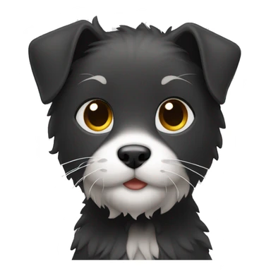 Moça branca com cabelo preto. Com um gato e um cachorro no colo sticker