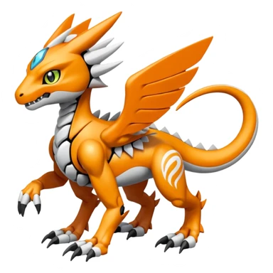 Meloetta-Wargreymon-Agumon-Pokémon-Digimon-Fakémon-fusion-hybrid-creature sticker