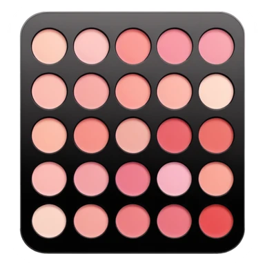 Blush palette pink and red sticker