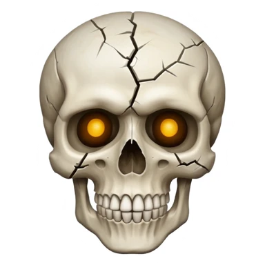 Attitude skull sticker