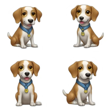 JOB INTERVIEW DOG sticker