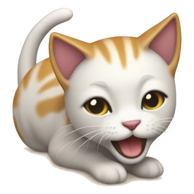 gato en la playa sticker