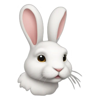 lapin qui fume sticker