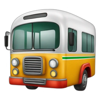 Peperoni verdi fritti alla fermata dell'autobus sticker