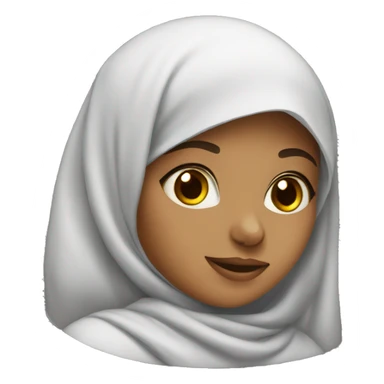 A muslim girl sticker