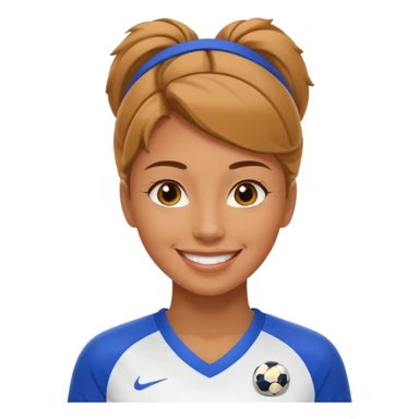 woman futboll sticker