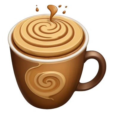 peanut butter as coffee sticker