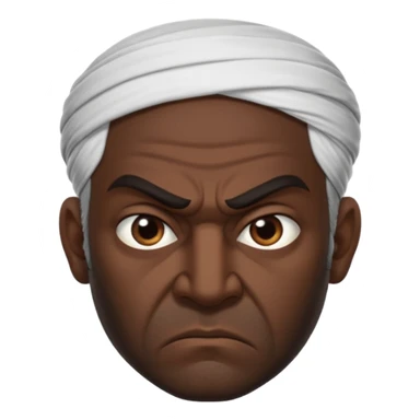 angry Iranian, in profile sticker