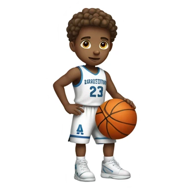 White boy basketball player  sticker