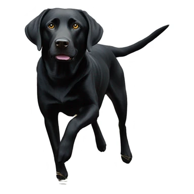 Black lab hunting sticker