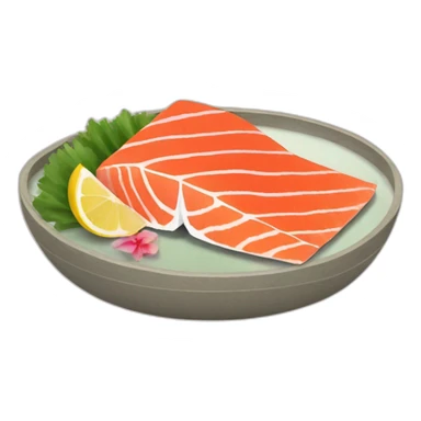 salmon sashimi sticker