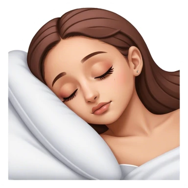 Ariana Grande sleeping sticker
