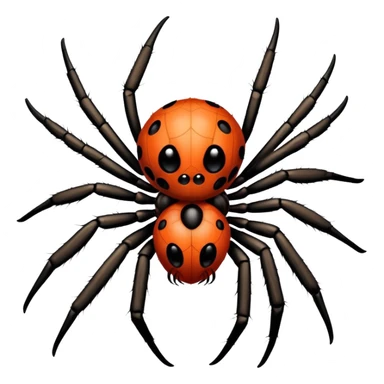 Spider with trypophobia  sticker