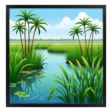 okavango delta sticker