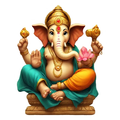Ganesha at Tajh by good cafe sticker