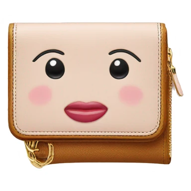 Prada wallet coin purse sticker