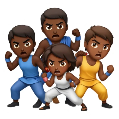 People killing each other  sticker