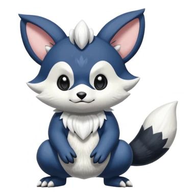 Teddiursa-Meowstic-Minccino-Obstagoon-fusion  sticker