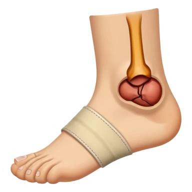 broken ankle  sticker