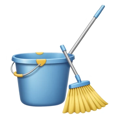 Realistic cleaning with neutral color sticker