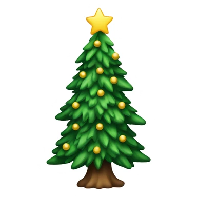 Christmas tree sticker