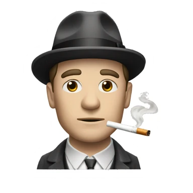 Tomas Shelby de Peaky blinders, with cigarette sticker