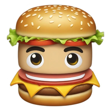 GOKU EATE BURGER sticker