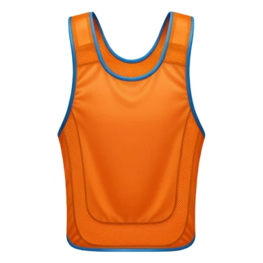 Training bib used for soccer training  sticker