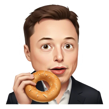 elon mask aet simit sticker