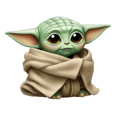 Baby baby yoda sticker