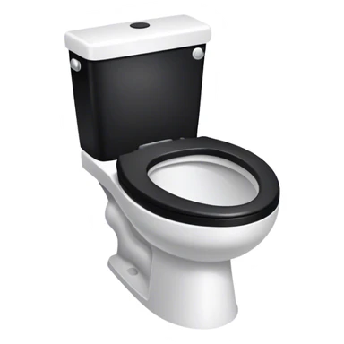 skibidi toilet but black and chinese sticker